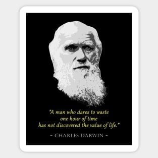 Charles Darwin Quote Sticker